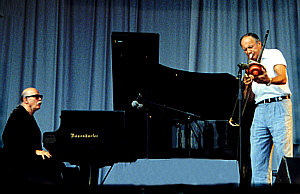 Albert Mangelsdorff & Wolfgang Dauner at the FEST 1997 Karlsruhe, Germany